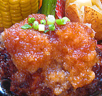 こだわりの手造りハンバーグ